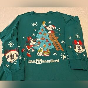 Disney Teal Long Sleeve Shirt